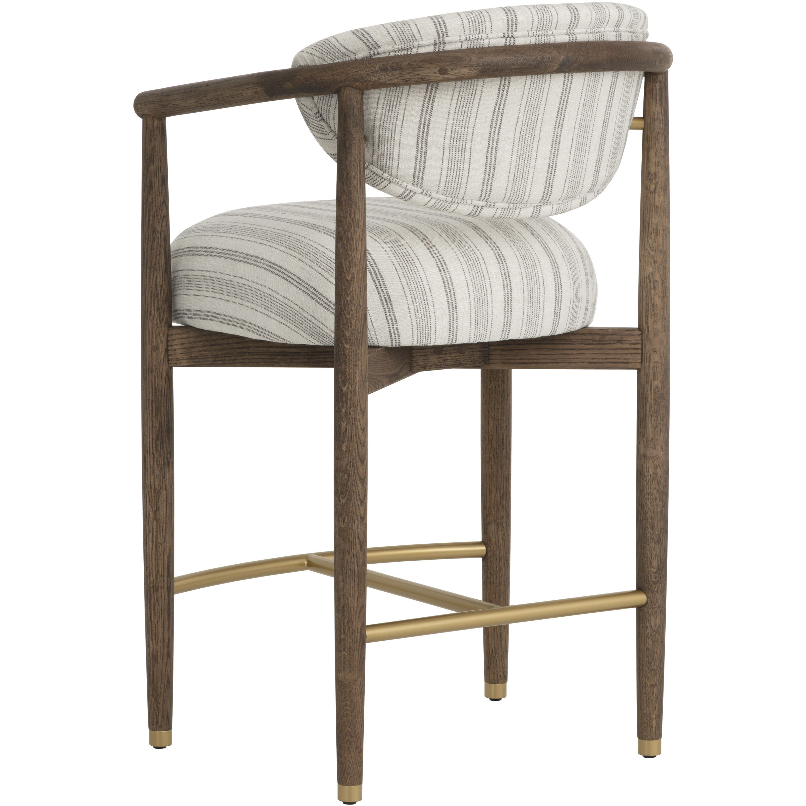 Sigrid 36.25 inch Antique Brown / Gifford Script Counter Stool